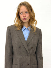 Load image into Gallery viewer, LAURÉL BY ESCADA BROWN PINSTRIPE WOOL SUIT

