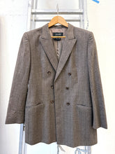 Load image into Gallery viewer, LAURÉL BY ESCADA BROWN PINSTRIPE WOOL SUIT
