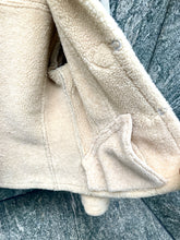 Load image into Gallery viewer, PRADA BEIGE HOODED SHEARLING LEATHER JACKET
