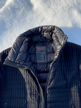 Load image into Gallery viewer, PRADA BLACK GRID QUILTED DOWN JACKET
