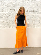 Load image into Gallery viewer, JIL SANDER ORANGE MIDI SHIRT

