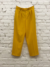 Load image into Gallery viewer, RALPH LAUREN YELLOW WOOL PANTS
