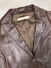 Load image into Gallery viewer, MIU MIU DARK BROWN LEATHER JACKET
