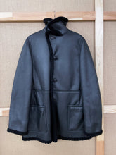 Load image into Gallery viewer, JIL SANDER BLACK SHEARLING JACKET
