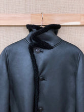 Load image into Gallery viewer, JIL SANDER BLACK SHEARLING JACKET
