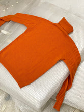 Load image into Gallery viewer, PRADA ORANGE TURTLENECK SWEATER
