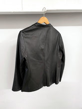 Load image into Gallery viewer, JIL SANDER BLACK LEATHER BLAZER
