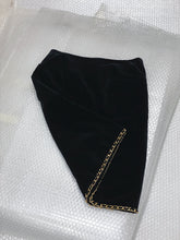 Load image into Gallery viewer, CHANEL BLACK VELVET SKIRT
