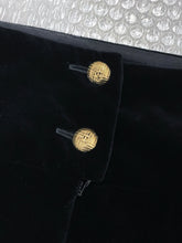 Load image into Gallery viewer, CHANEL BLACK VELVET SKIRT
